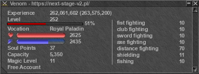 Signature for player Venom